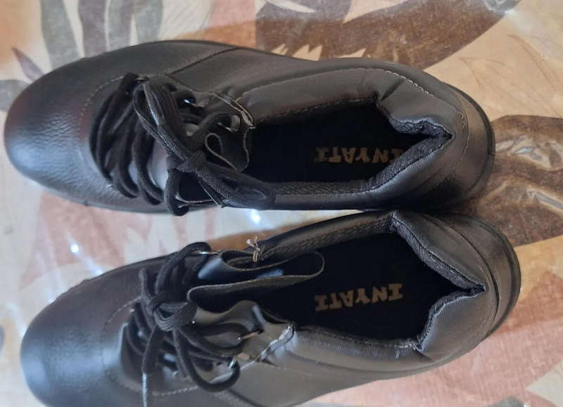 Black Safety Boots -SIZE 14