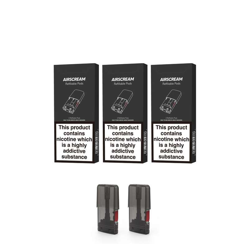Airscream - Airspops - 3 x Refillable Pods - 1,6ml