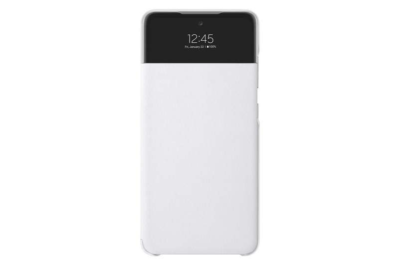 Samsung Galaxy A72 S View Wallet Case-White