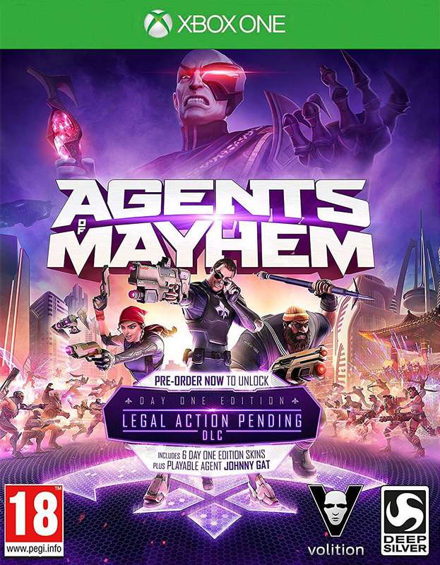 AGENTS OF MAYHEM (Xbox One) SAME DAY SHIPPING !!