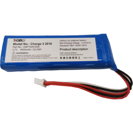 Replacement Battery for JBL Speaker Charge 3 2016 Version- 6000mAh