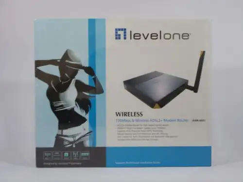 Level ONE WBR-6601 ADSL2+ Wireless Wi-Fi Modem Router