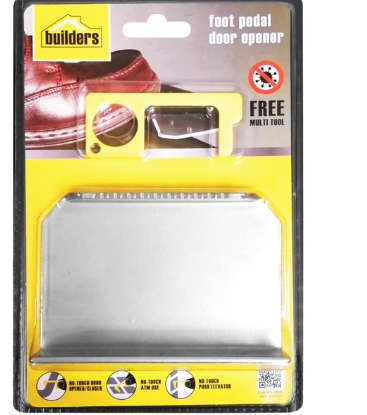 Builders Foot Pedal Door Opener (140 x 140mm)
