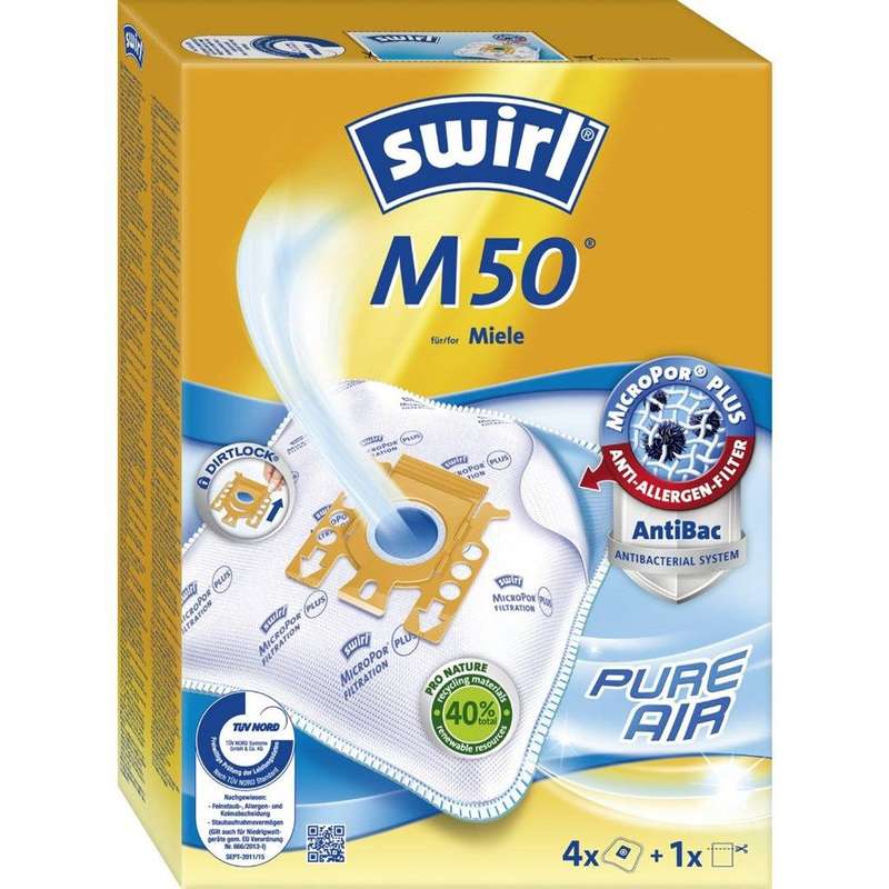 Swirl Multi Fit Vacuum Cleaner Bag M50 Suitable for Miele