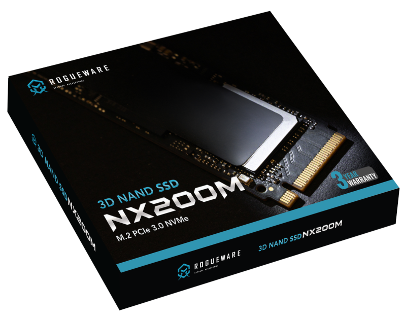 Rogueware NX200M 1TB M.2 GEN3 NVME 3D NAND Solid State Drive