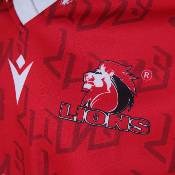 Macron LIONS URC Jersey 2024 - Home Supporters Rugby Jersey