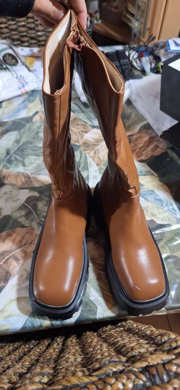 Lily Chunky Combat Boot UK 7