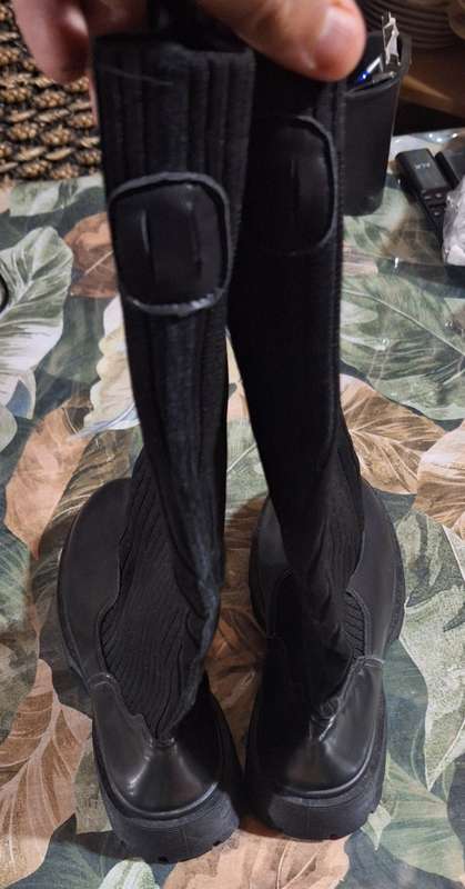 Combat Boots - Black UK 7