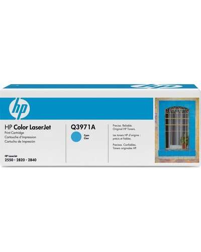 HP No.123A Cyan LaserJet Toner Cartridge (Q3971A)