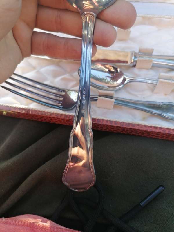 Antique travel cutlery set