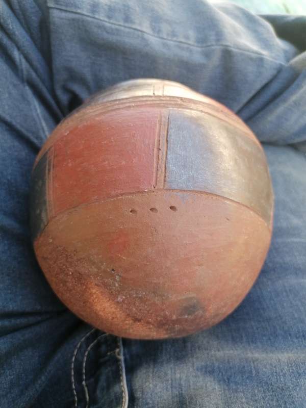 Old Zulu Beer Pot 14cm x 13cm x 13cm