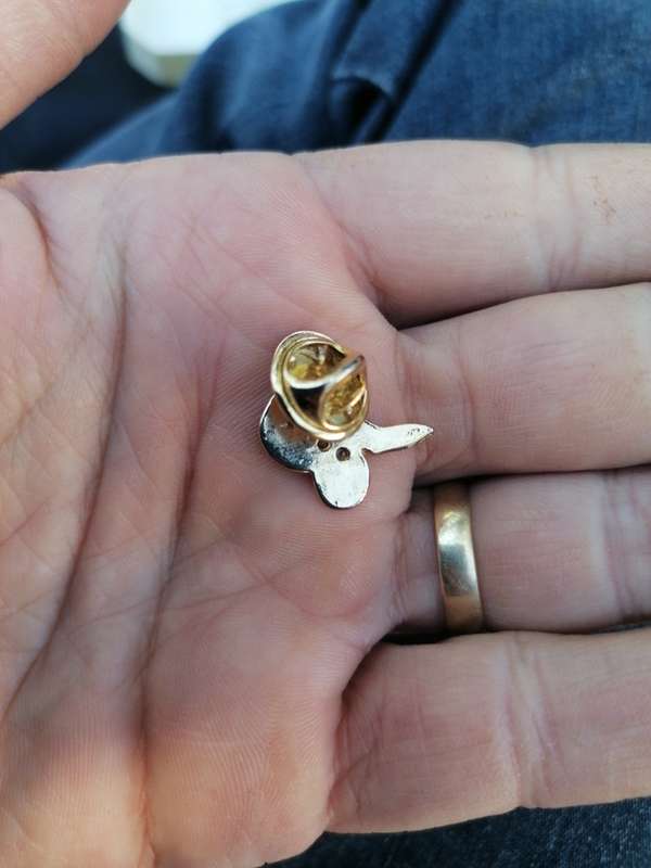 Vintage lady pin. 2 available bid per item