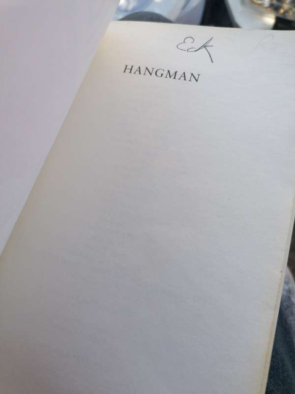 Hangman (Peter Decker and Rina Lazarus