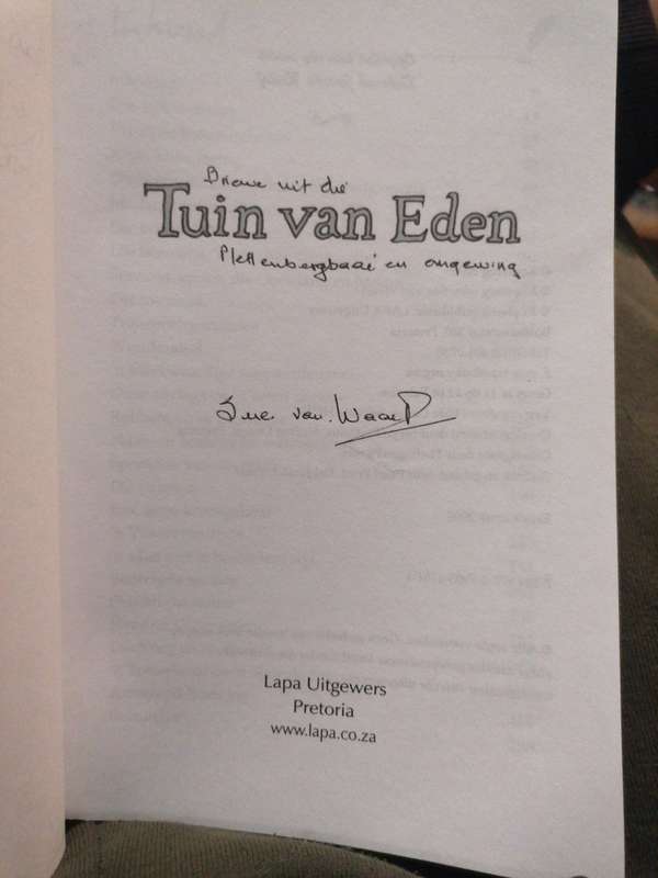 Briewe uit die tuin van Eden / Sue van Waart