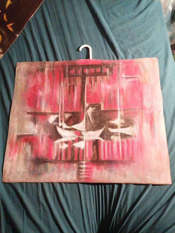 Stunning unframed painting