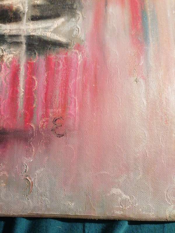 Stunning unframed painting