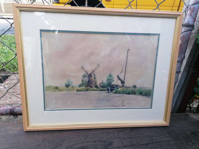 OLD PAINTING BY H.W STAGG