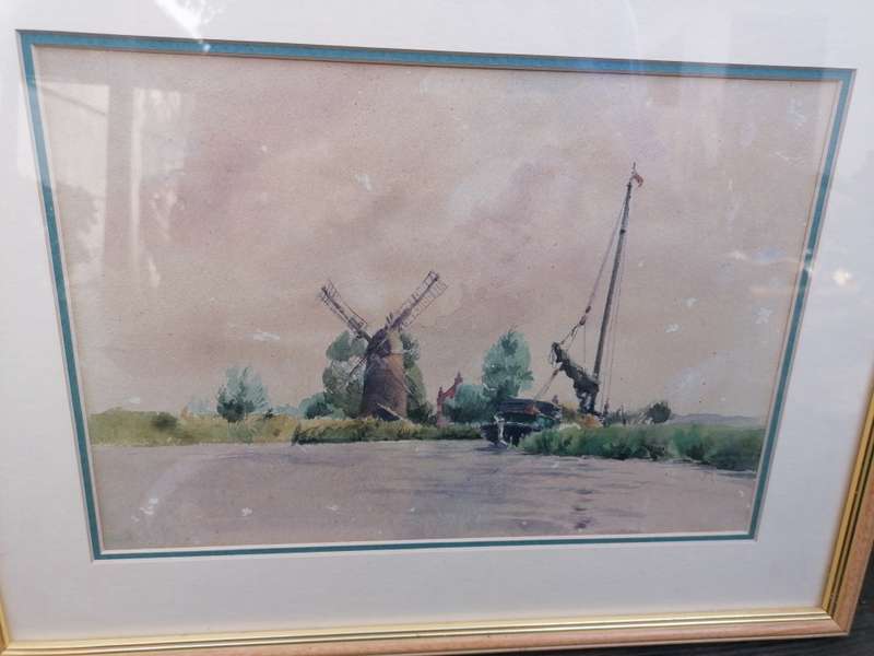OLD PAINTING BY H.W STAGG