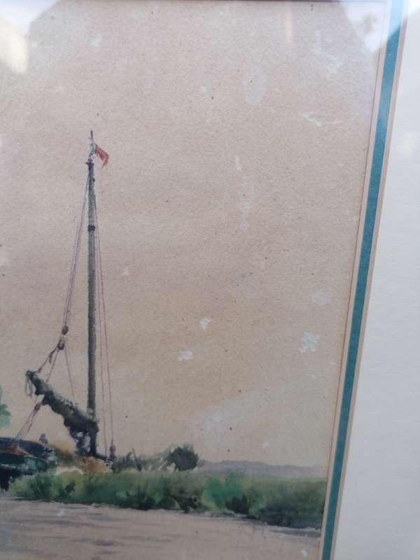 OLD PAINTING BY H.W STAGG