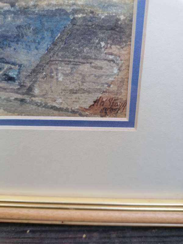 1905 HW STAGG PAINTING