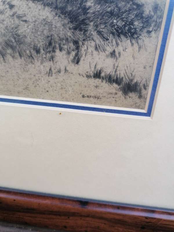 Gertrude Ellen Hayes, Original Etching