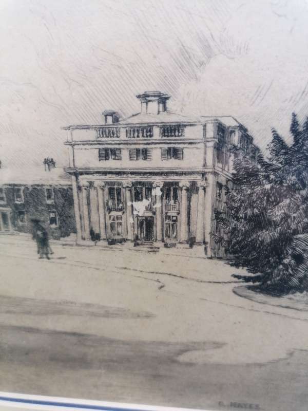 Gertrude Ellen Hayes, Original Etching