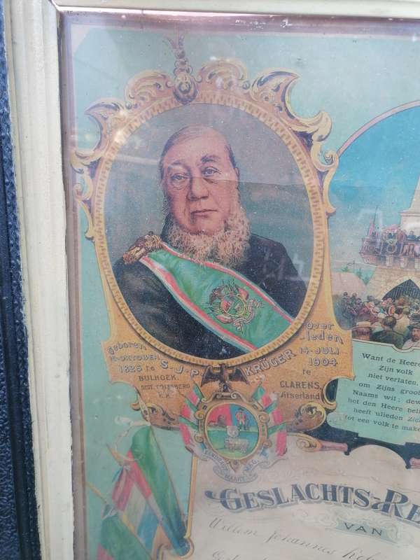 SKAARS OORSPRONKLIKE AFRIKANA GESLACHTS REGISTER VAN WILLEM JOHANNES ROBINSON GEB 27 SEPT 1868