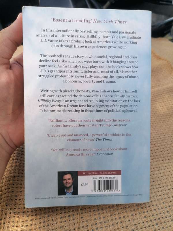 Hillbilly Elegy: A Memoir of a Family and Culture in Crisis