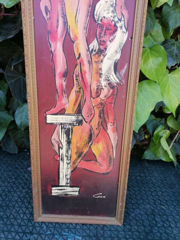 Vintage Gino painting as per picture