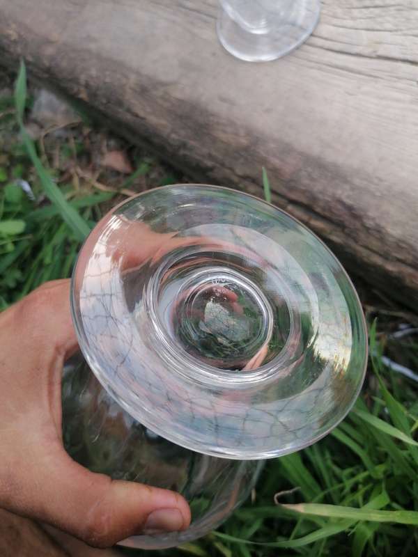 VINTAGE WEBB CRYSTAL -ENGLAND GLASS WINE DECANTER