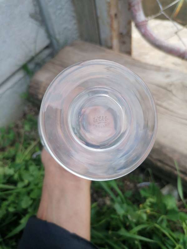 RARE FIND SMALL VINTAGE WEBB CRYSTAL -ENGLAND GLASS WINE DECANTER