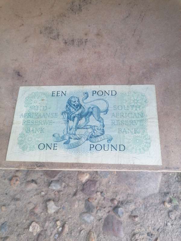 1959 South African 1 Pound Note