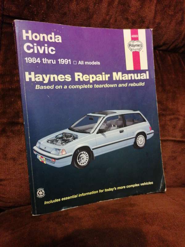 HONDA CIVIC 1984-1991 HAYNES REPAIR MANUAL