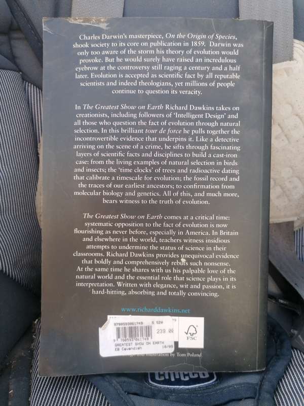 The Greatest Show on Earth: The Evidence for Evolution Book by Richard Dawkins
