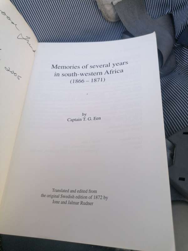 Memories of Several Years in South-western Africa: (1866-1871)