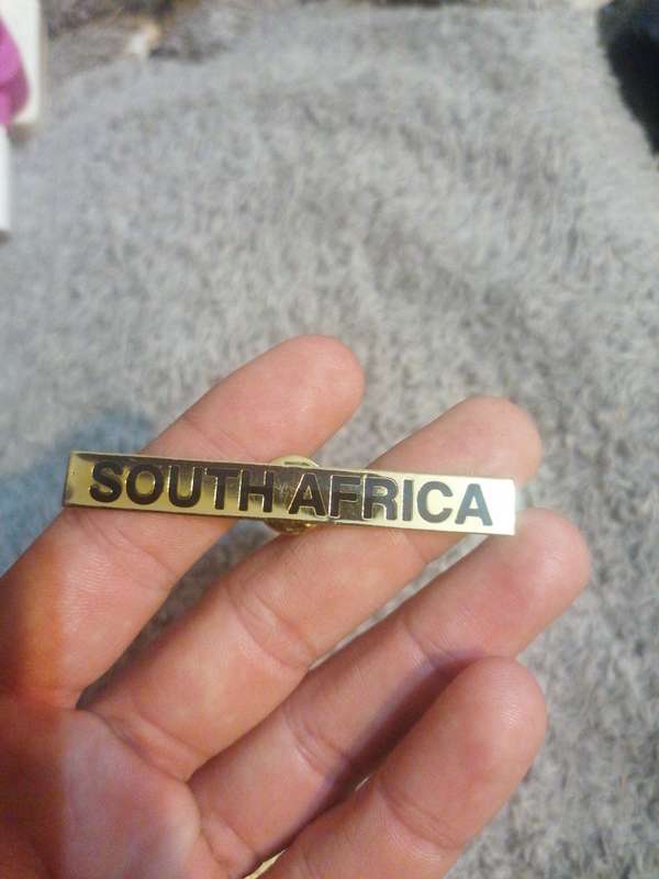 1995 rugby world cup pin south africa pin