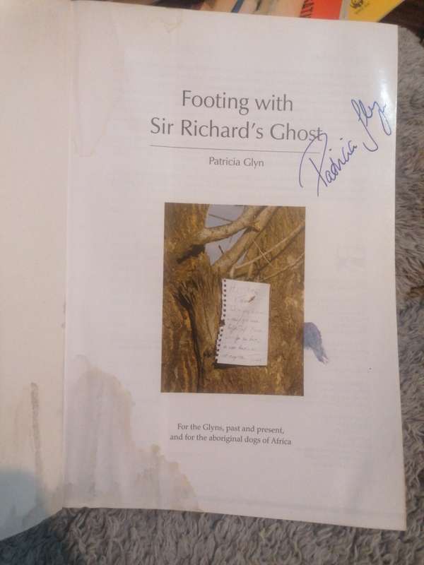 Footing with sir Richard's ghost by patricia Glyn