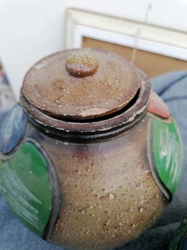 Vintage set of 2 flower jars