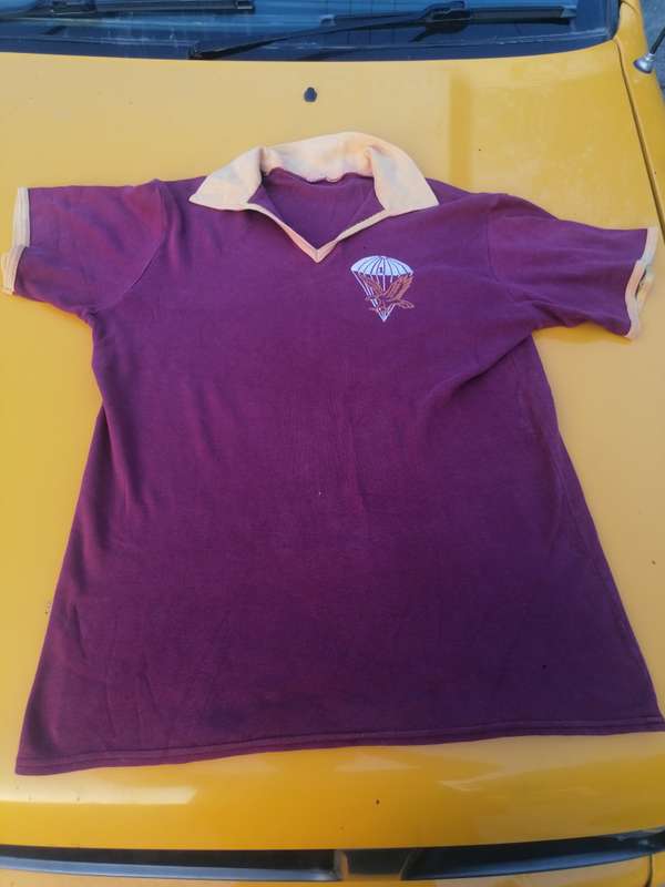 paratrooper shirt might be a medium