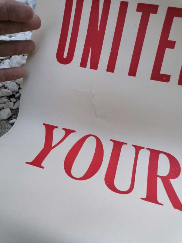 Rare find a original apartheid National party poster