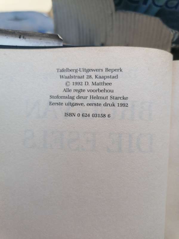 Dalene Matthew brug van die gesels eerste 1992 druk