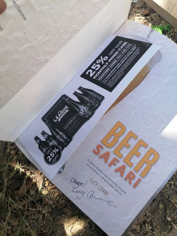 Beer Safari - Lucy Cornell signed copy