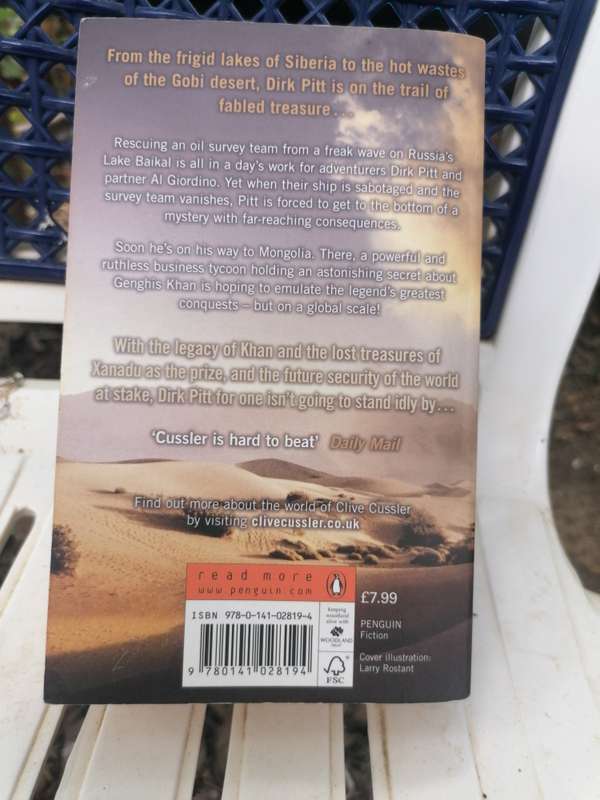 Treasure of Khan Book by Clive Cussler and Dirk Cussler