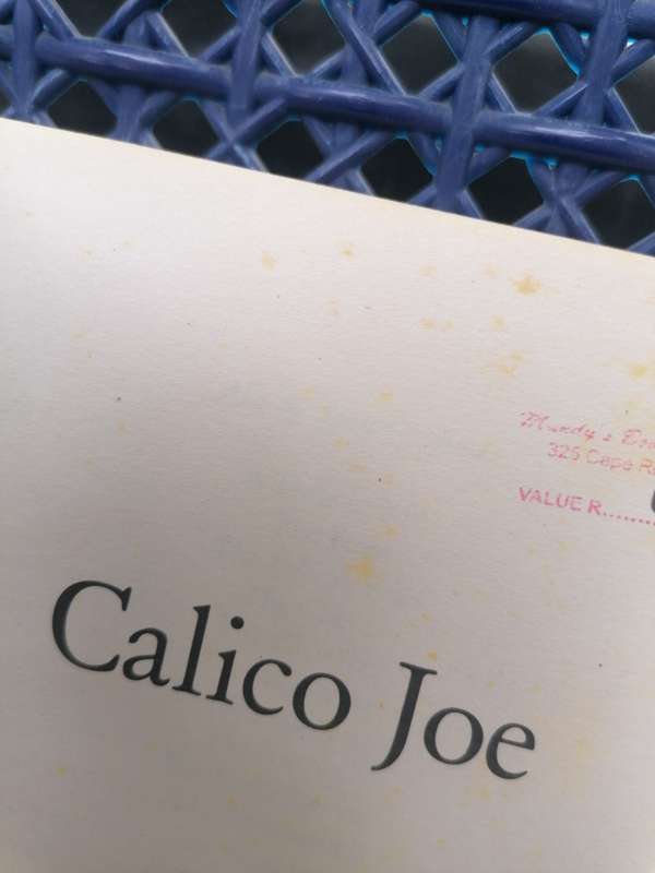 Calico Joe Novel by John Grisham