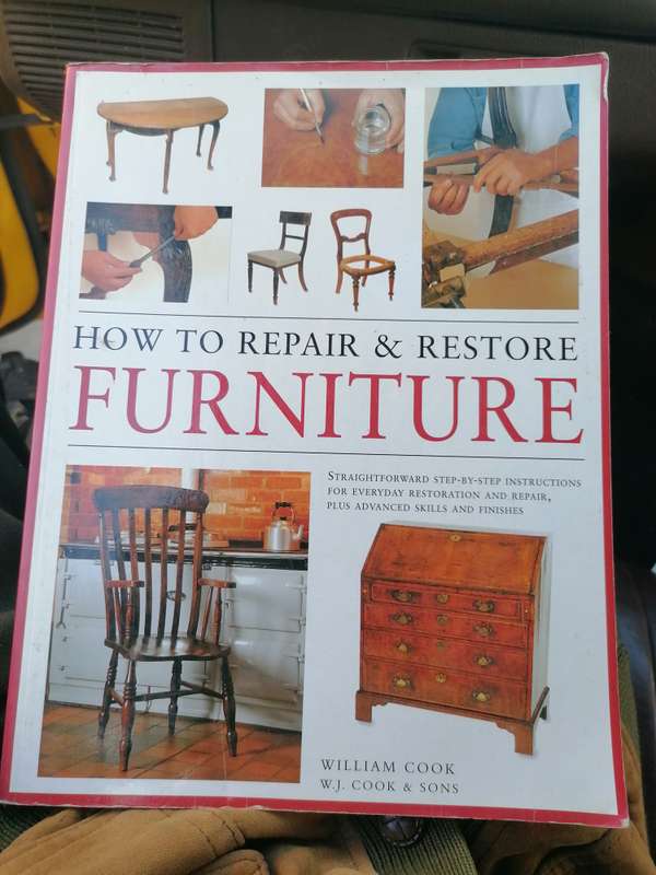 How to Repair & Restore Furniture Book by William Cook