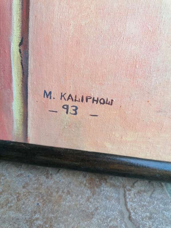 Original painting by Martin Kalipholi