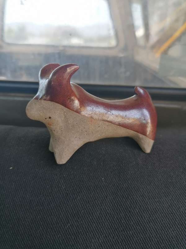 Old bull figure