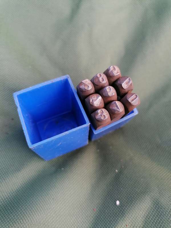 Groz Numbers Punch Set - 3mm