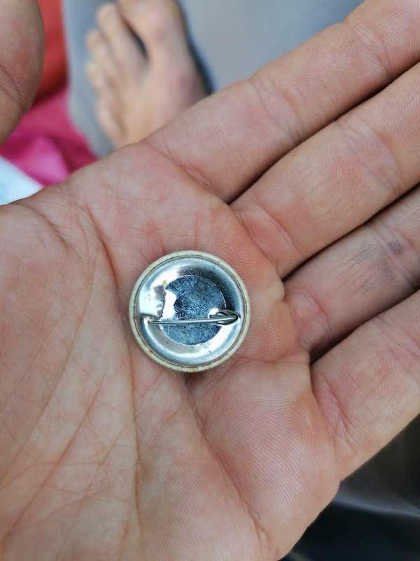 President Paul Kruger lapel tinnie badge