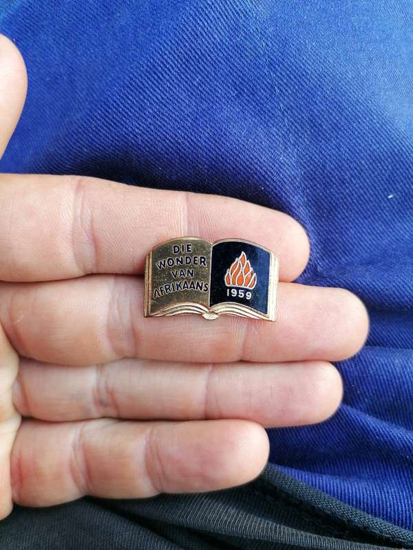 DIE WONDER VAN AFRIKAANS(1959 PIN)